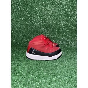 Nike‎ Air Jordan Deluxe Red Suede Leather Walking Shoes Sneakers Toddler Size 6C